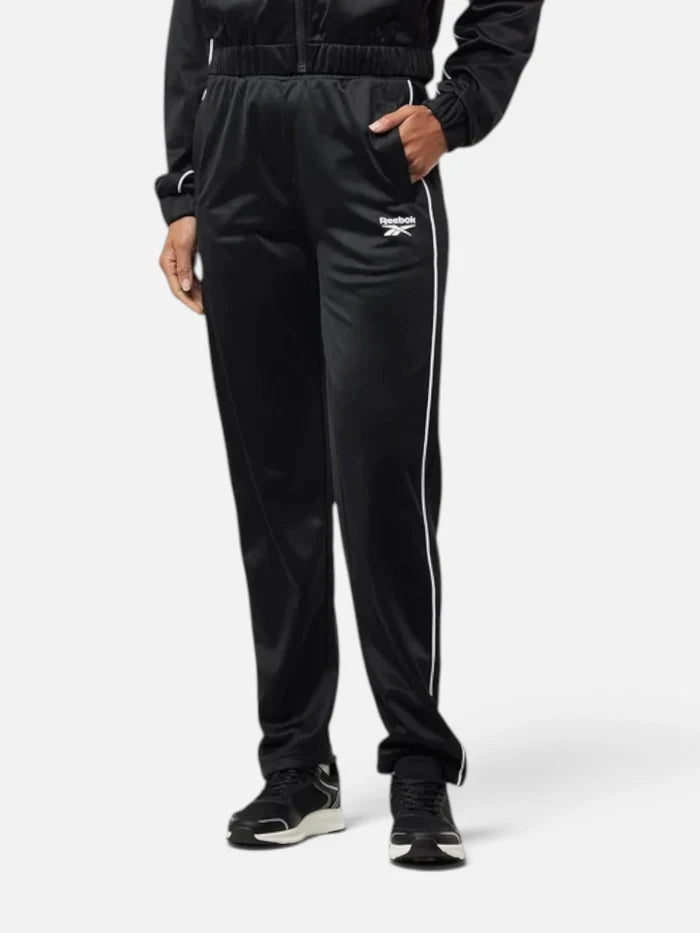 Conjunto Reebok Justine Piping Tracksuit 2pc Mujer - Negro