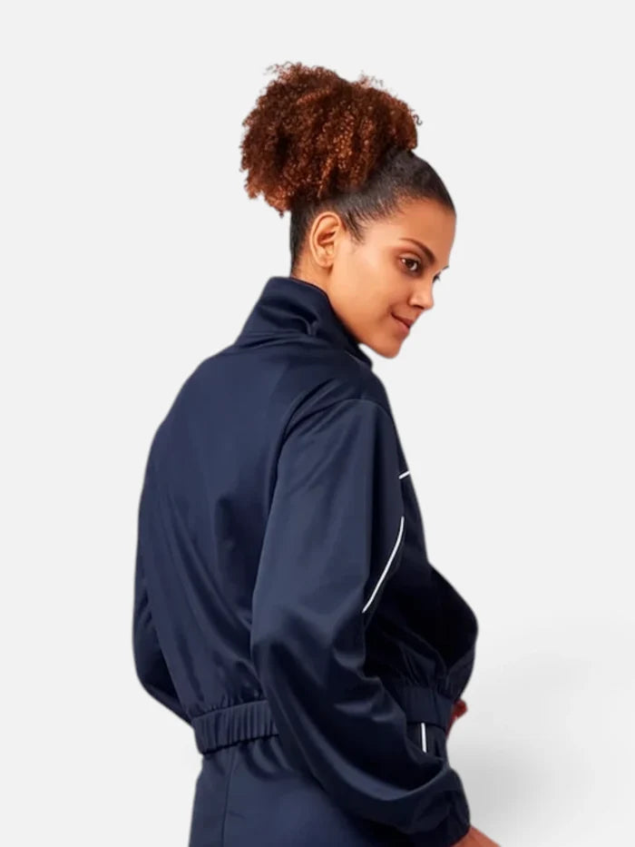 Conjunto Reebok Justine Piping Tracksuit 2pc Mujer - Vector Azul Marino
