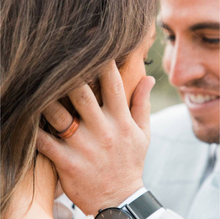 Elements Contour Silicone Ring - Copper