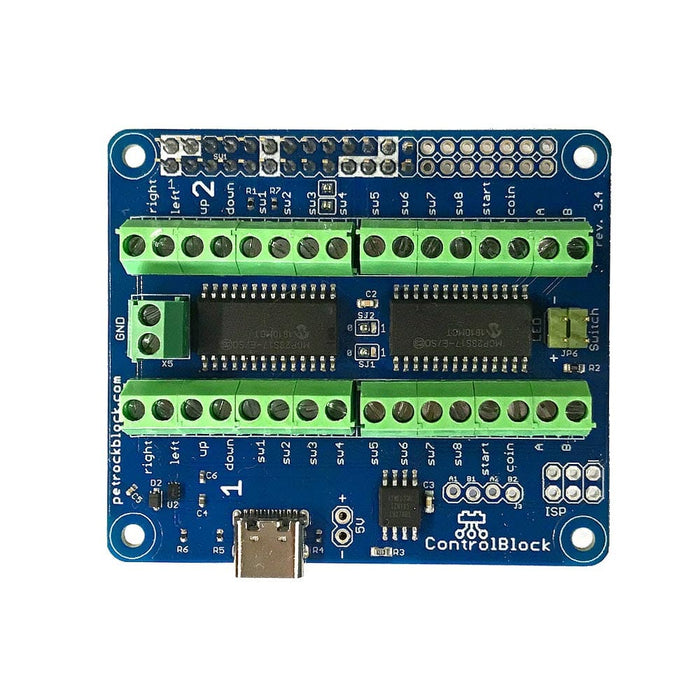 ControlBlock - Game Controllers, Power Switch and I/O for the Raspberry Pi by PetRockBlog - The Pi Hut