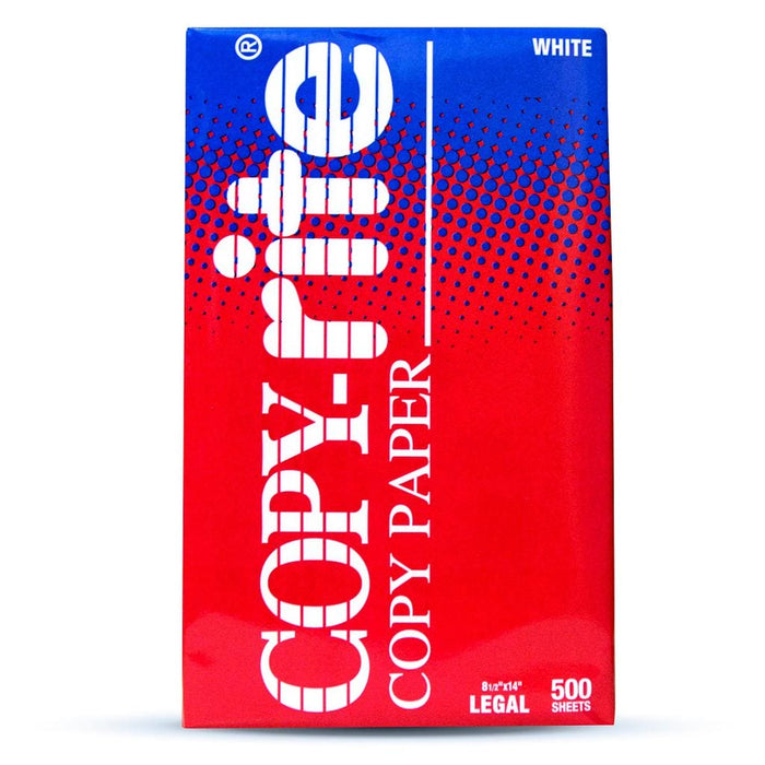 Copy-Rite, Copy Paper, Legal Size (500 Sheet) - 78215101304 Pie's Variety Store