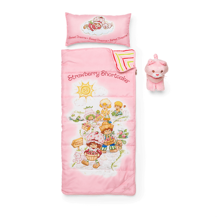 Courtney's™ Strawberry Shortcake™ Sleeping Bag Set for 18-inch Dolls (Historical Characters)