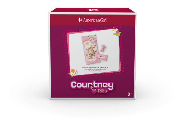Courtney's™ Strawberry Shortcake™ Sleeping Bag Set for 18-inch Dolls (Historical Characters)