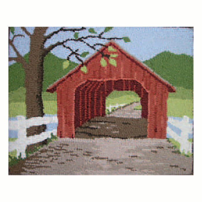 Kit - Covered Bridge - Rug Hooking Supplies