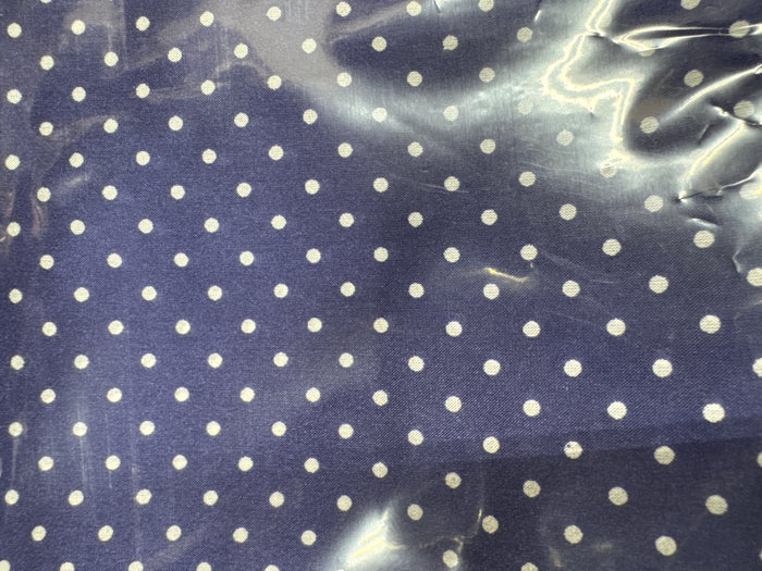 Cowboy Polka Dot Navy Silk Scarf Wild Rag