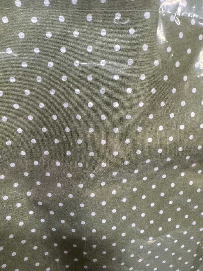 Cowboy Polka Dot Sage Silk Scarf Wild Rag