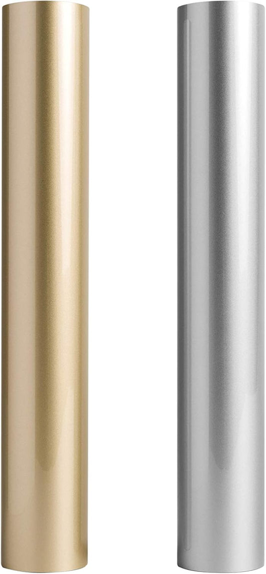 Cricut Everyday Iron On 12in X 6ft HTV Vinyl For TShirts Metallics Value Pack