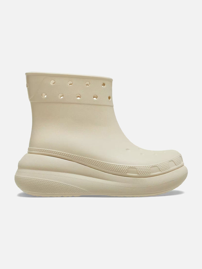 Crocs Classic Crush Rain Boot Bone — lateral