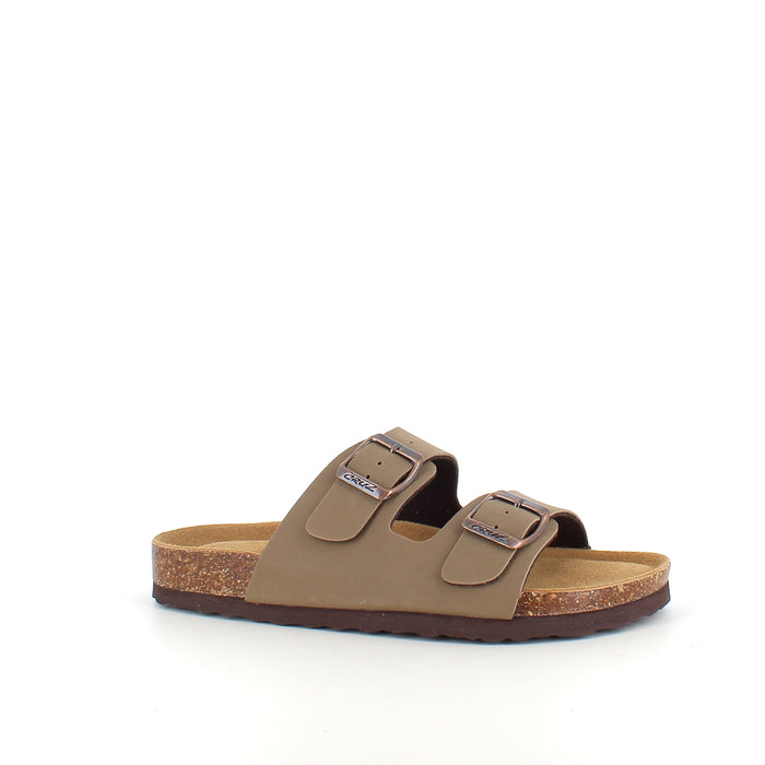 Cruz slip-on sandal – Brun