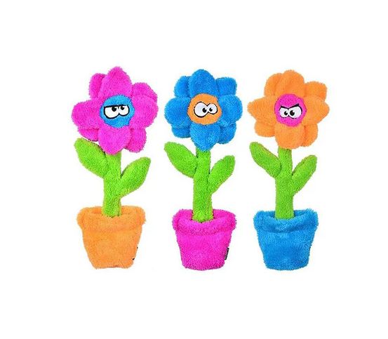 Cycle Dog Duraplush Potted Flower Dog Toy