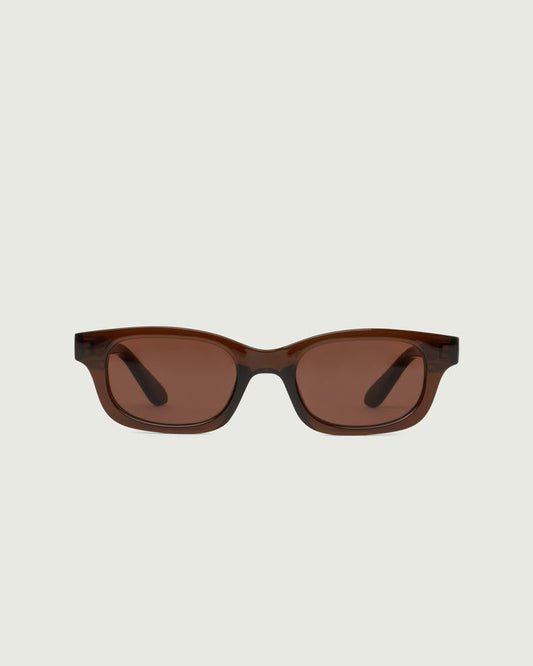 Espresso::Dane Sunglasses rectangle Brown recycled polyester front