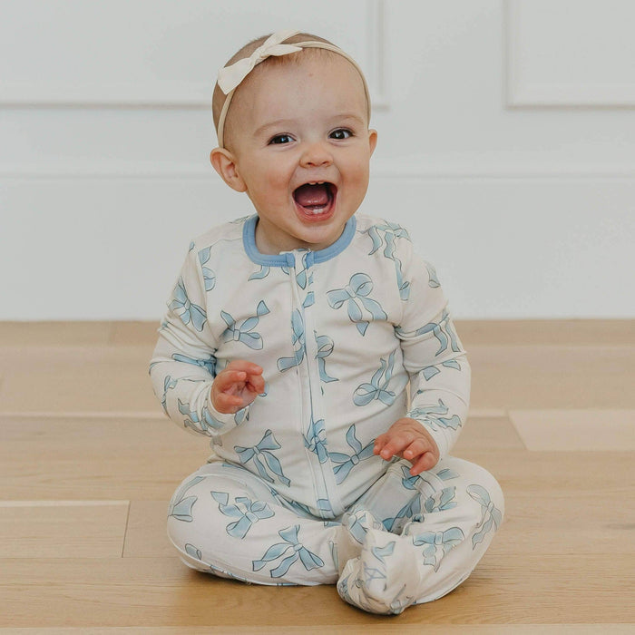 Daphne Zip-Up Footie Pajama