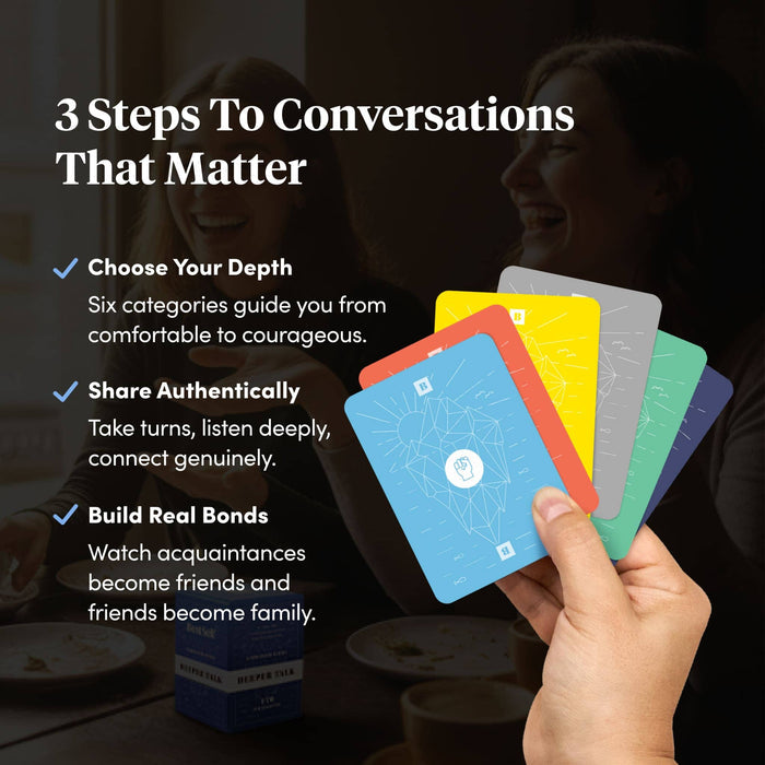Deeper Talk Deck Card Deck Social Connection