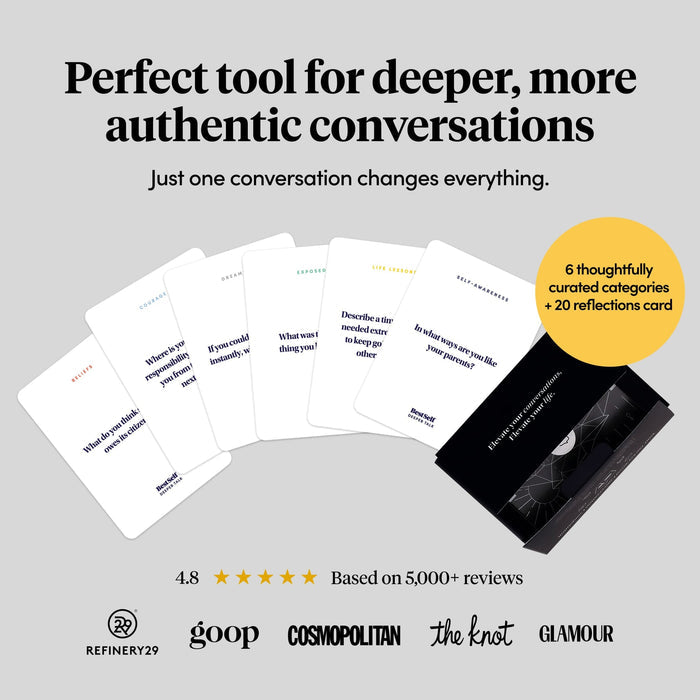 Deeper Talk Deck Card Deck Social Connection