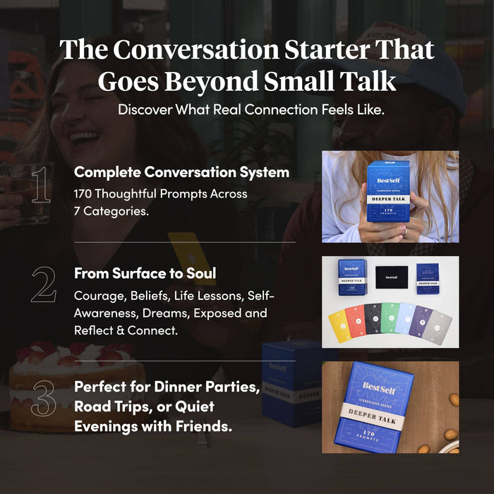 Deeper Talk Deck Card Deck Social Connection