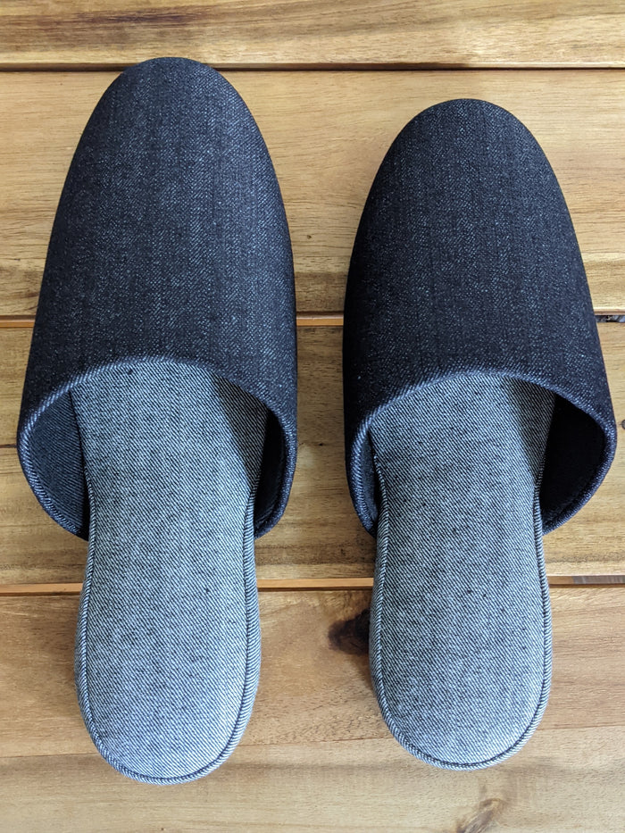 Hiroshima denim slippers handmade in Japan – Heiwa Slipper