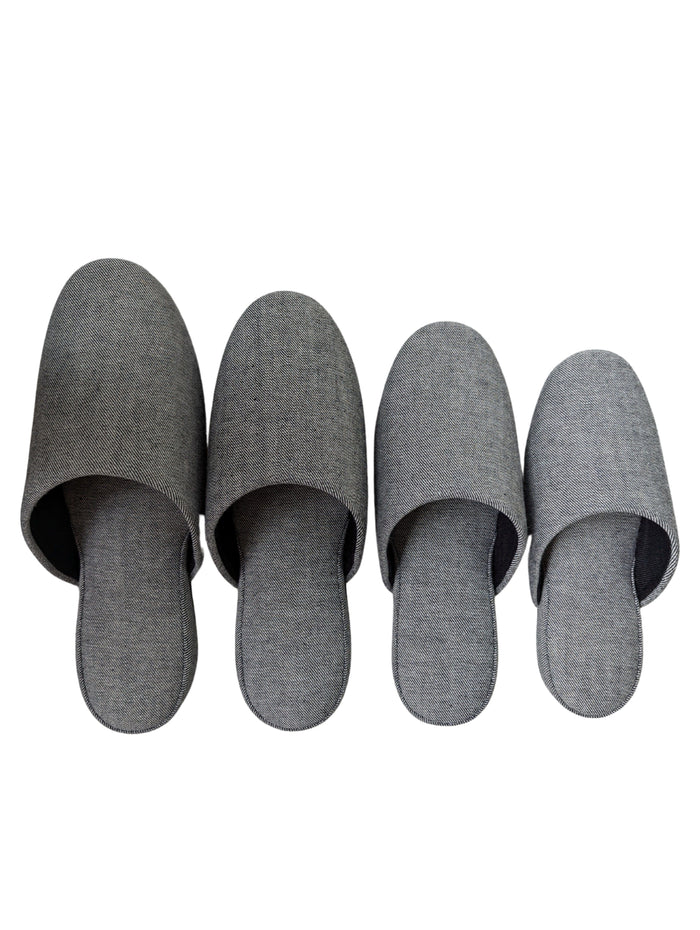 Hiroshima denim slippers handmade in Japan – Heiwa Slipper