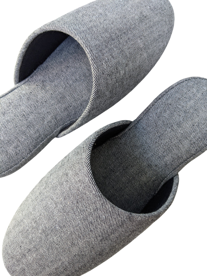 Hiroshima denim slippers handmade in Japan – Heiwa Slipper