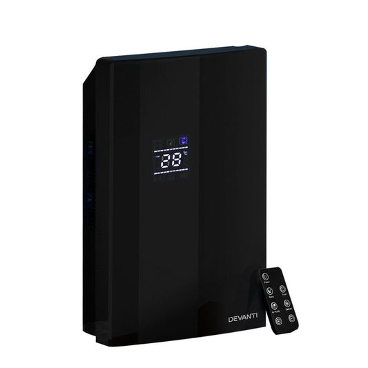 Devanti 2L Dehumidifier Air Purify Black - Devanti