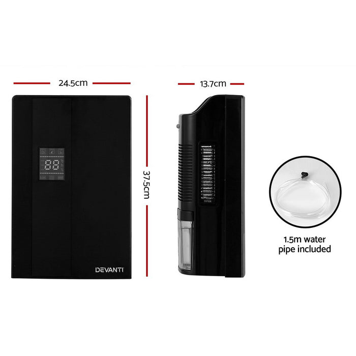 Devanti 2L Dehumidifier Air Purify Black - Devanti