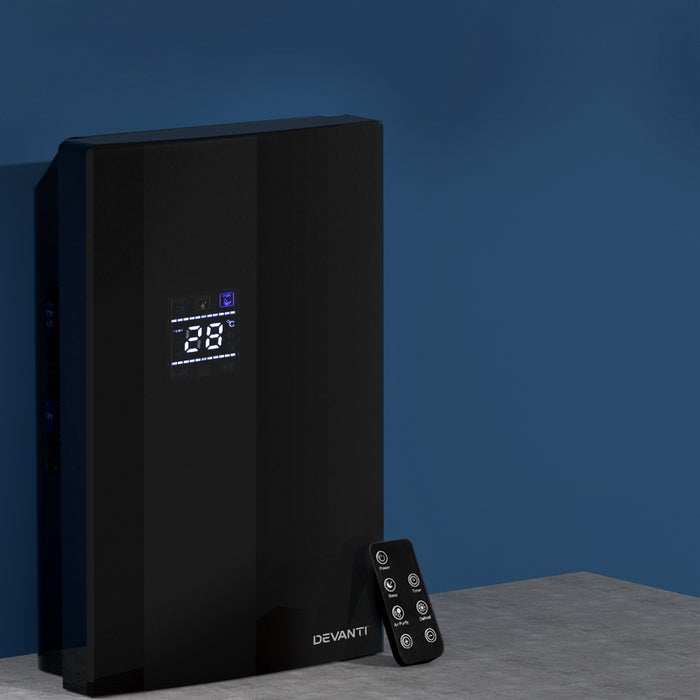 Devanti 2L Dehumidifier Air Purify Black - Devanti