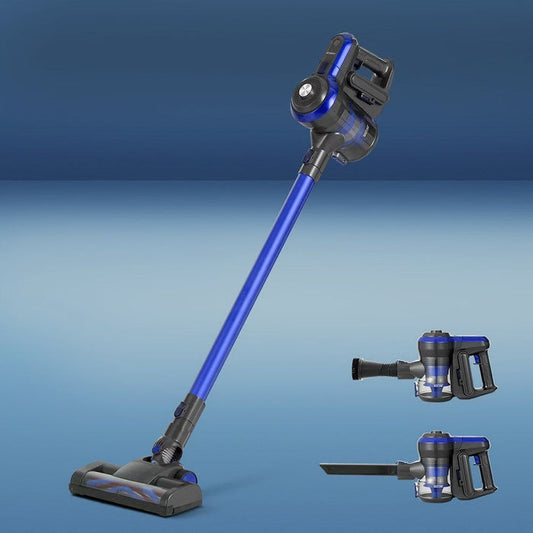 Devanti Handheld Vacuum Cleaner Brushless Cordless 250W Blue -Home Living Store - -