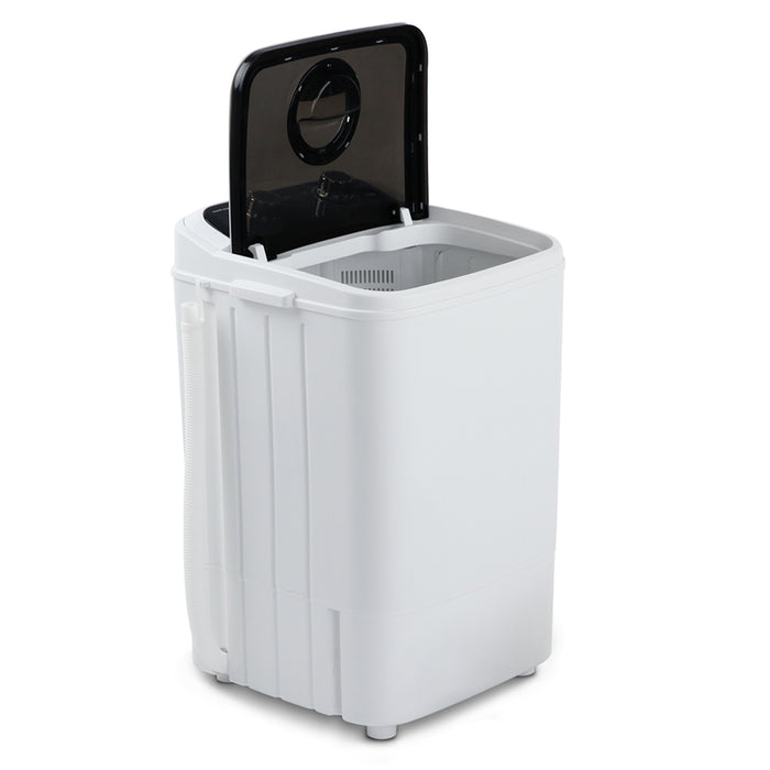 Devanti 4.6KG Mini Portable Washing Machine Black and White