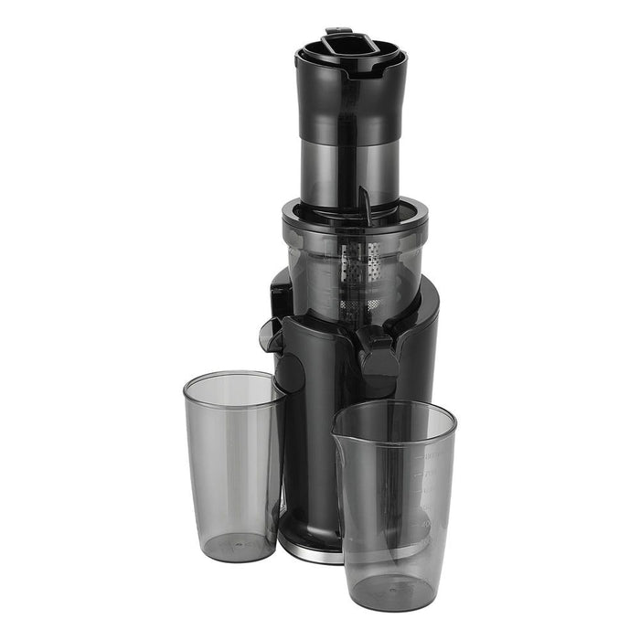 Devanti Slow Juicer Cold Press Fruit Juice Extractor 200W Black -Home Living Store - -