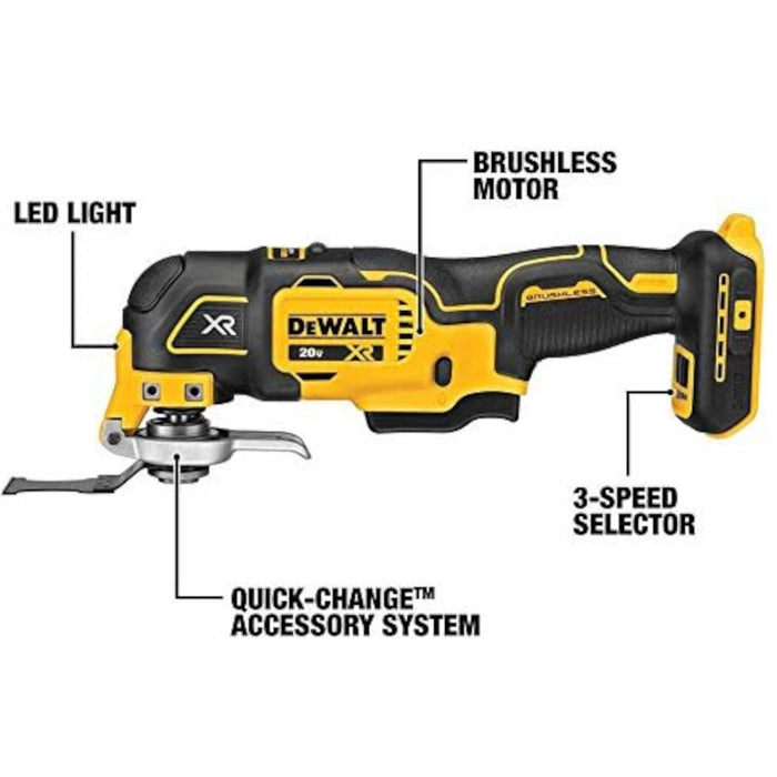 DEWALT DCK444C2 20V MAX* Cordless 4-Tool Combo Kit - Refurbished with Dewalt Warranty - DCK444C2