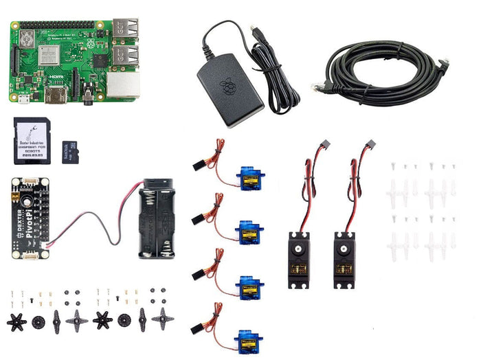 Dexter - PivotPi Starter Kit Inc. Raspberry Pi 3 B+ [Discontinued] by Dexter Industries - The Pi Hut