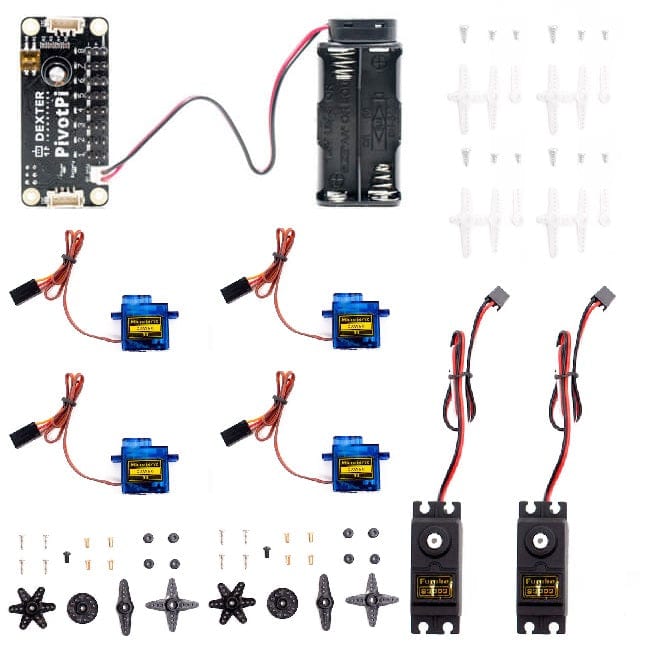 Dexter - PivotPi Starter Kit Inc. Raspberry Pi 3 B+ [Discontinued] by Dexter Industries - The Pi Hut