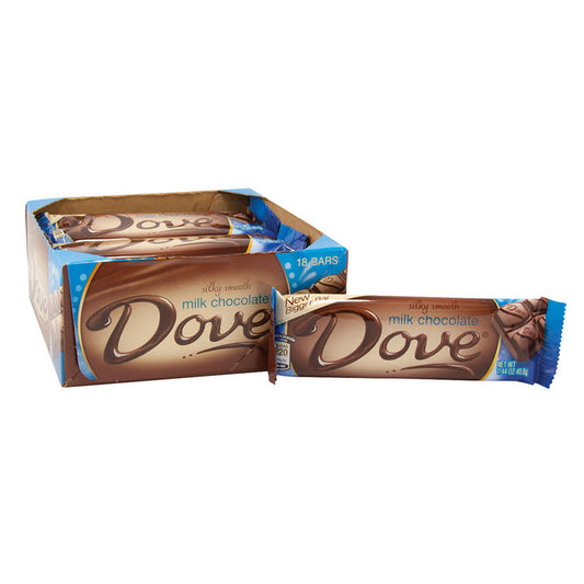 Dove Silky Smooth Milk Chocolate Candy Bars - 18 Count