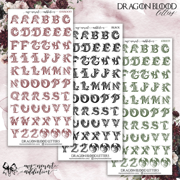 Dragon Blood Letters