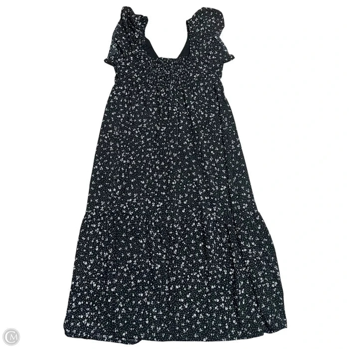 Dress Casual Maxi By Universal Thread In Black & White, Size: L