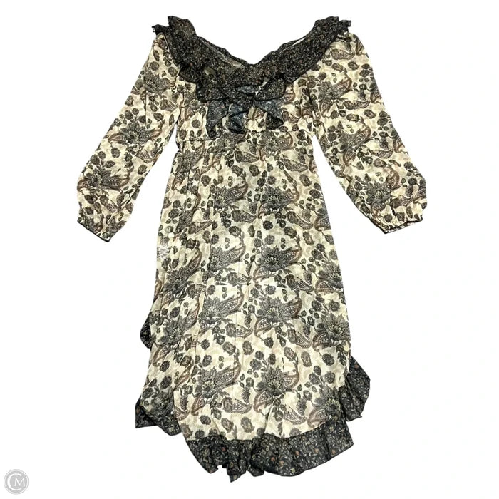 Dress Casual Midi By Let Me Be In Green, Size: Xs