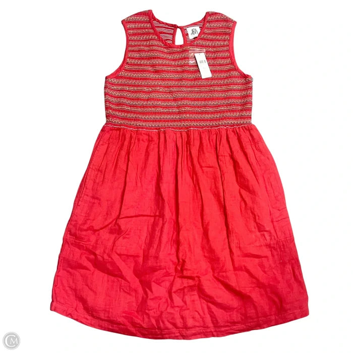 Dress Casual Short By Anthropologie In Red, Size: Mp