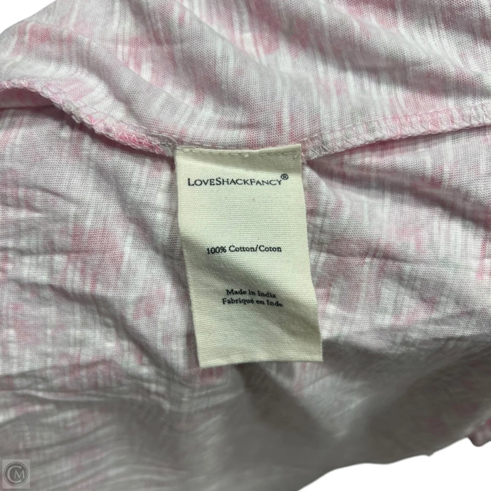 Dress Casual Short By Loveshackfancy In Pink, Size: Xs