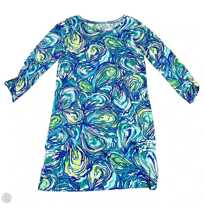 Dress Designer By Lilly Pulitzer In Blue & Green, Size: S