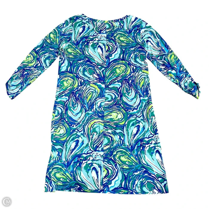 Dress Designer By Lilly Pulitzer In Blue & Green, Size: S