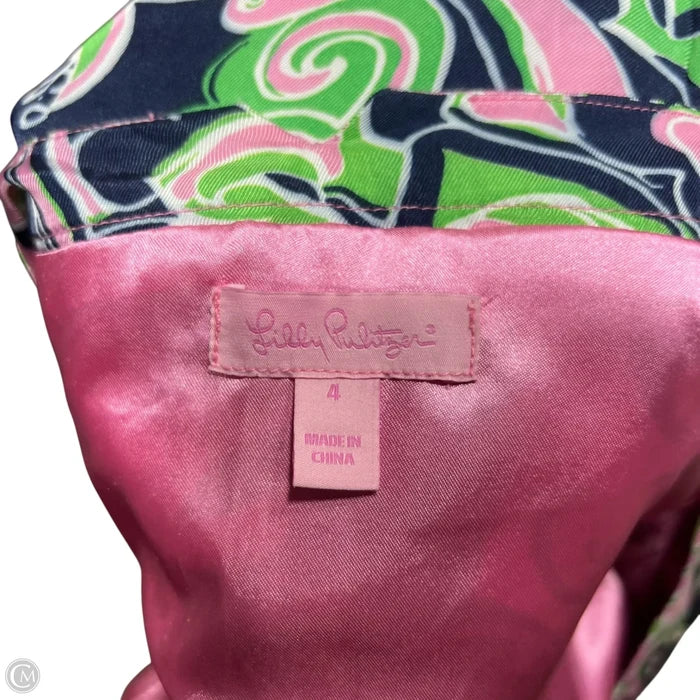 Dress Designer By Lilly Pulitzer In Blue & Green, Size: S