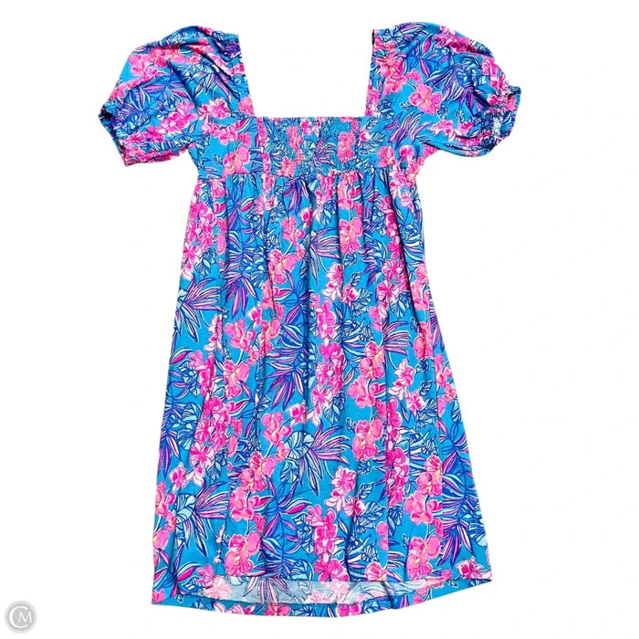 Dress Designer By Lilly Pulitzer In Blue & Pink, Size: Xs