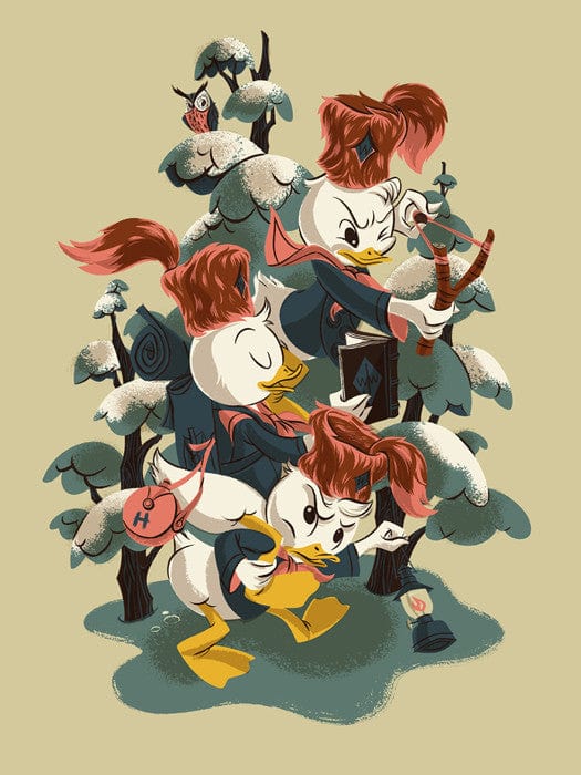 DuckTales   Nephews Anne Benjamin poster