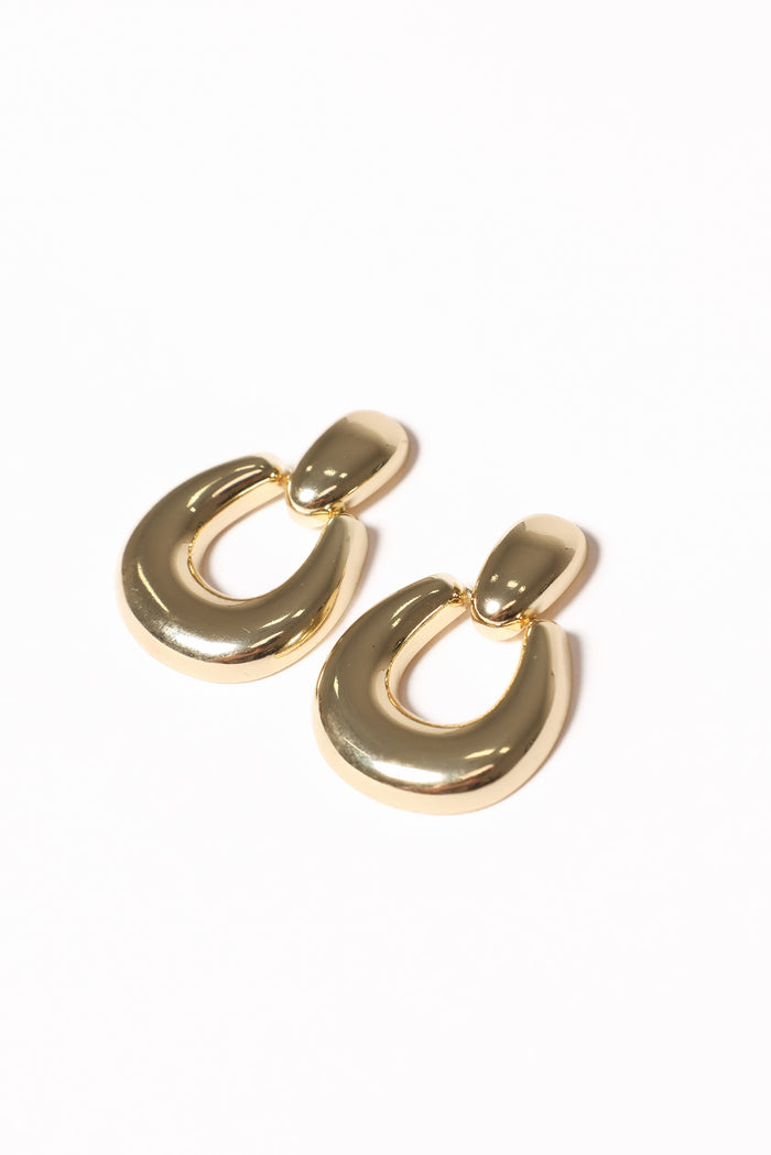 Petal and Pup USA ACCESSORIES Celine Earrings - Gold One Size