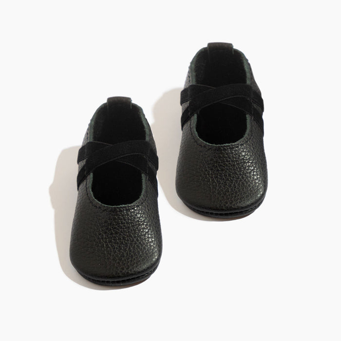 Ebony Ballet Slipper Baby Shoe Ballet Slipper Soft Sole