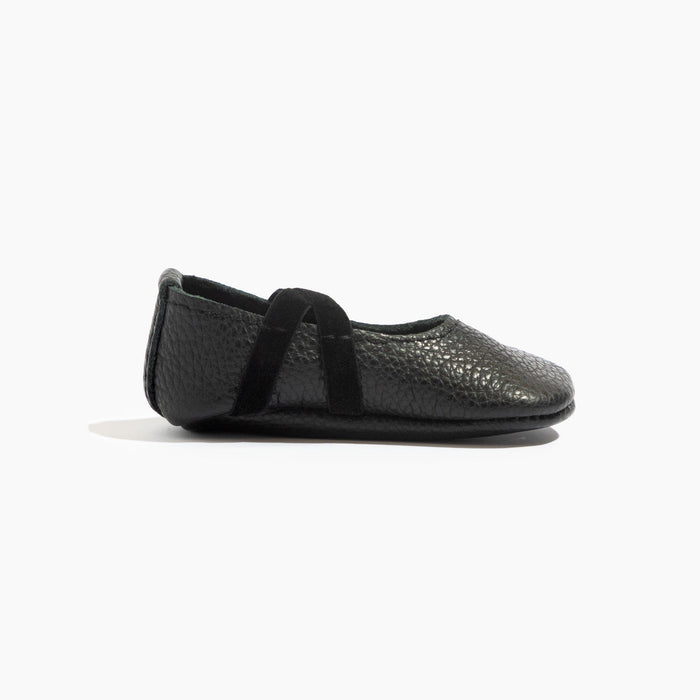 Ebony Ballet Slipper Baby Shoe Ballet Slipper Soft Sole