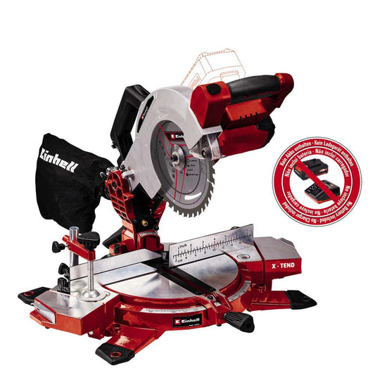 Einhell Power X-Change 18V Cordless Single Bevel Mitre Saw | Bare Unit