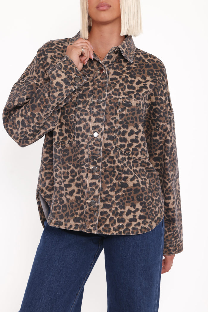 Petal and Pup USA OUTERWEAR Elias Shacket - Leopard