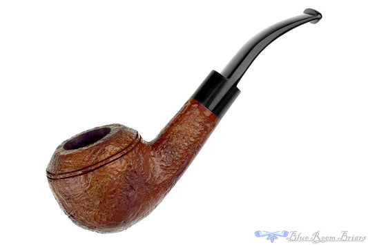 Blue Room Briars is proud to present this English Sandblast Bullmoose Estate Pipe