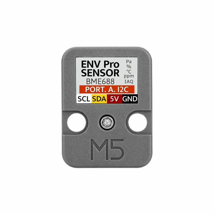 ENV Pro Unit with Temperature, Humidity, Pressure and Gas Sensor (BME688) - m5stack-store