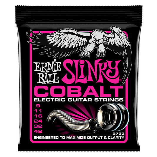 Ernie Ball 2723 Cobalt Super Slinky Electric Guitar Strings 9-42